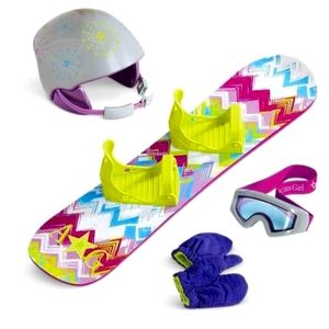 Retired AGD snowboard & helmet set